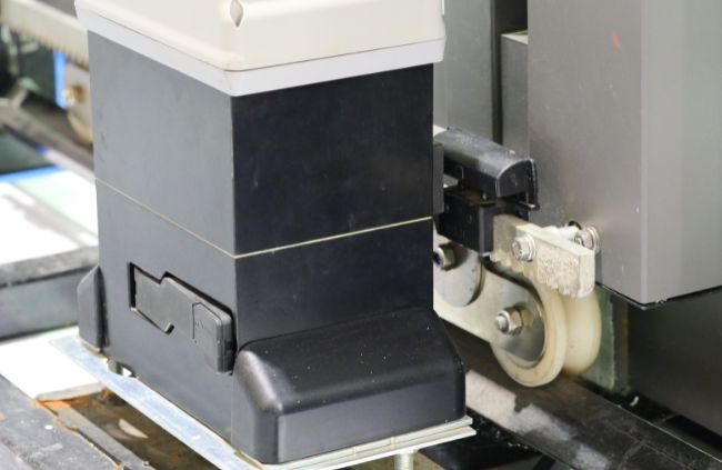 Motor gate installation by Auto Gate Guys Adelaide at a residential property, showing the automated sliding gate system set up for secure driveway access.